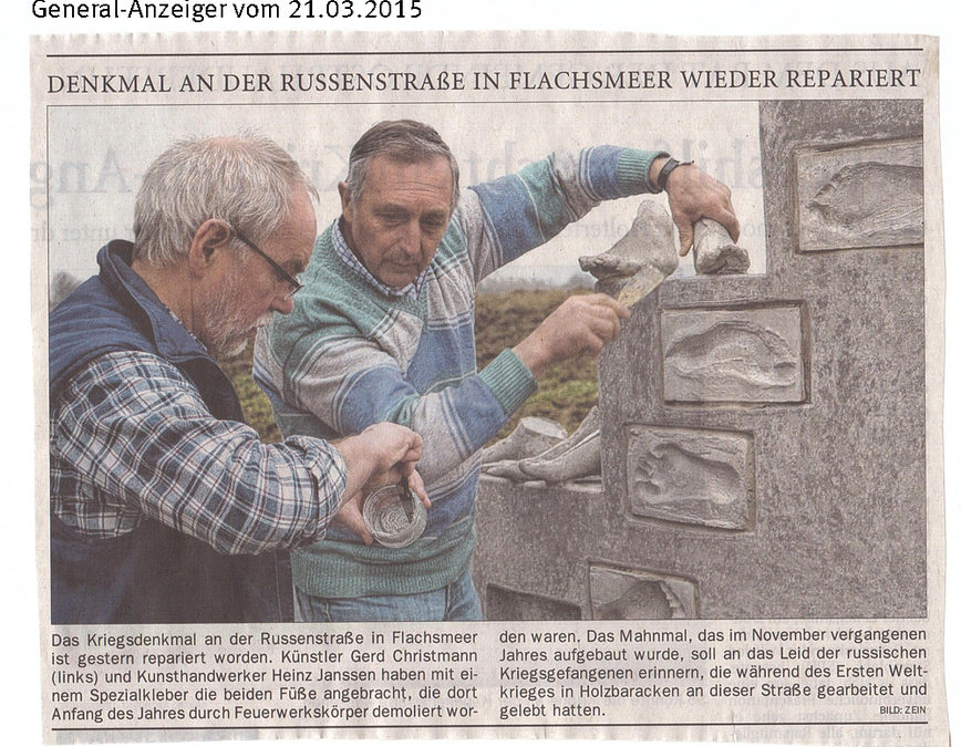 Projekt Russenstraße – Reparatur