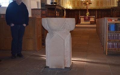 Über das Taufbecken in der Lutherkirche