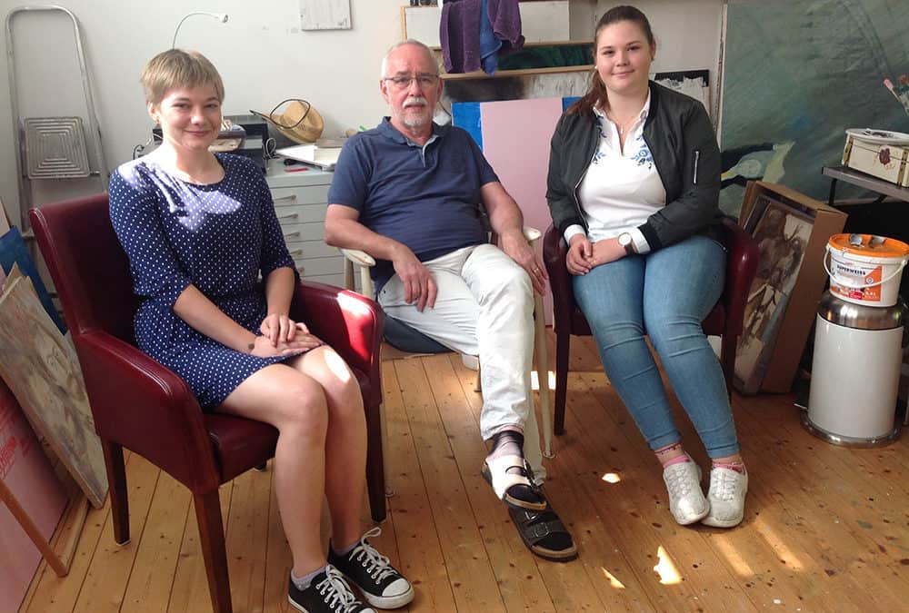 Ateliergespräch Praktikanten